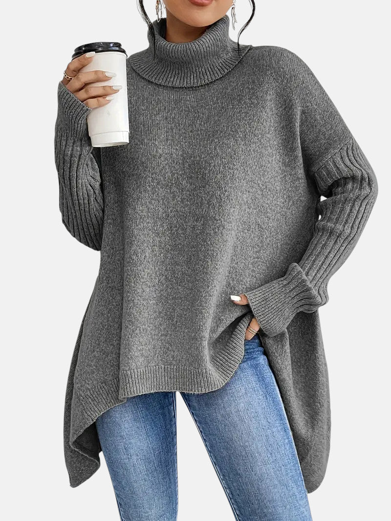 Brigitte | Langer Turtle Neck Pullover
