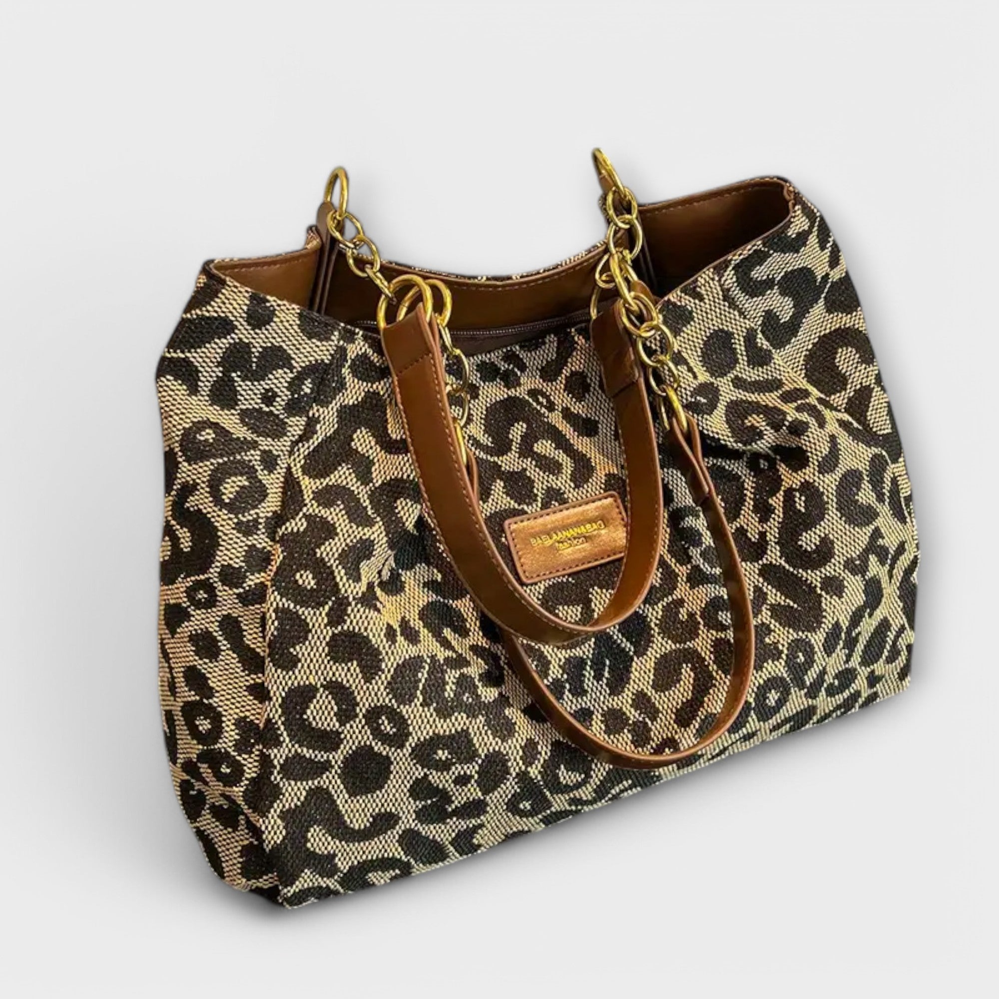 Aurora. - Leopard Canvas Tote