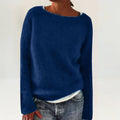 HANNA | GEMÜTLICHER PULLOVER BLAU