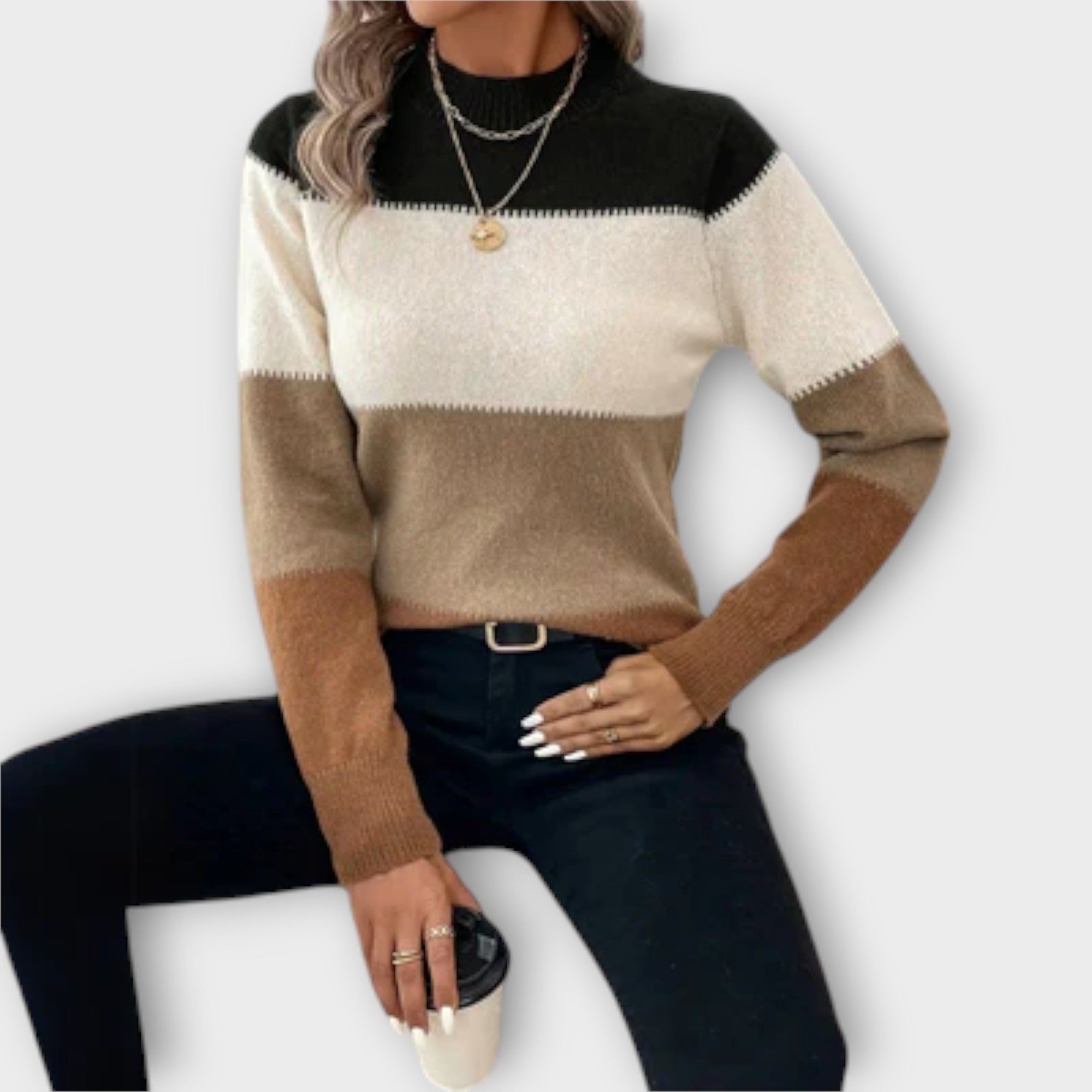 Elina | Lässiger & Eleganter Pullover