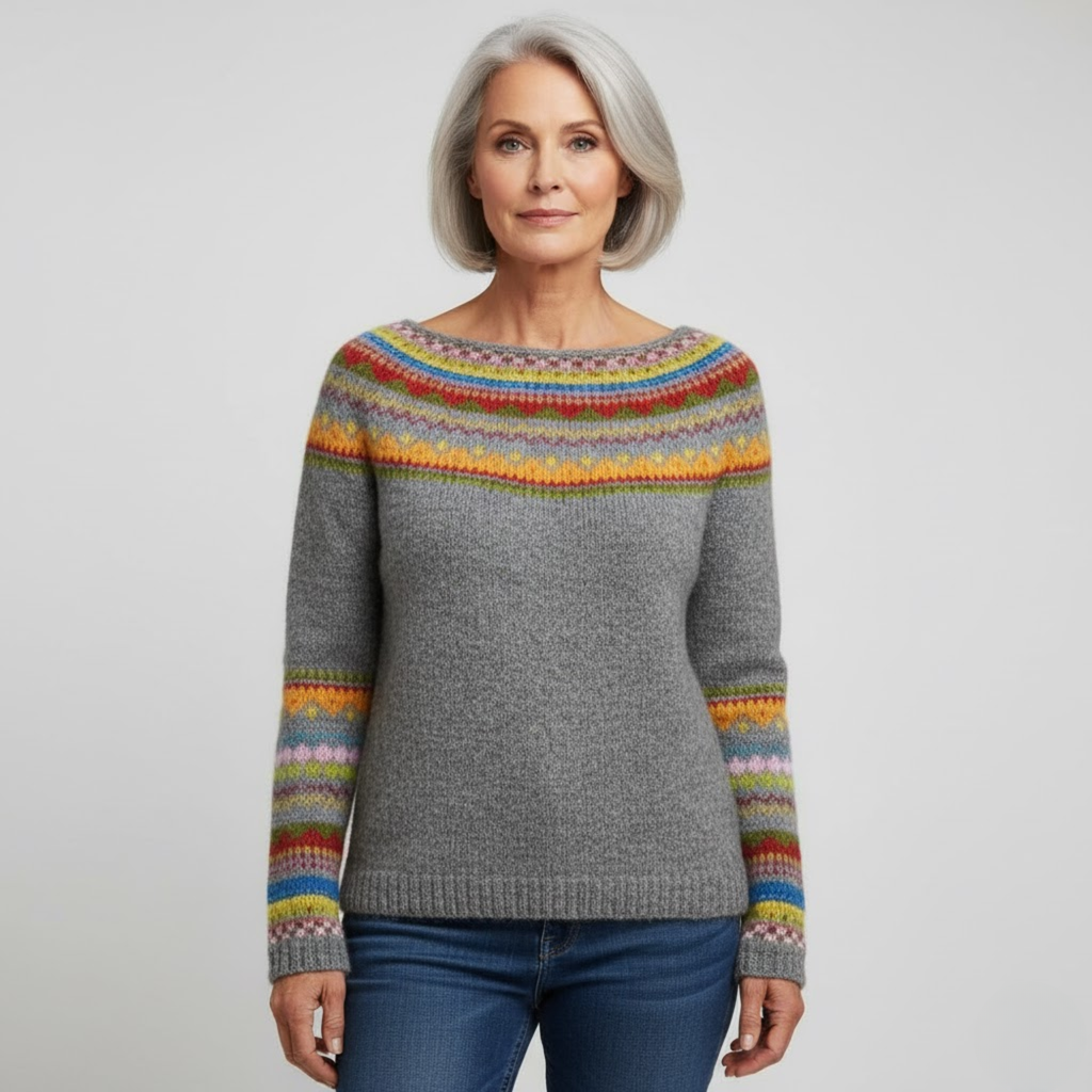 Suzu - Vintage Strickpullover für Damen