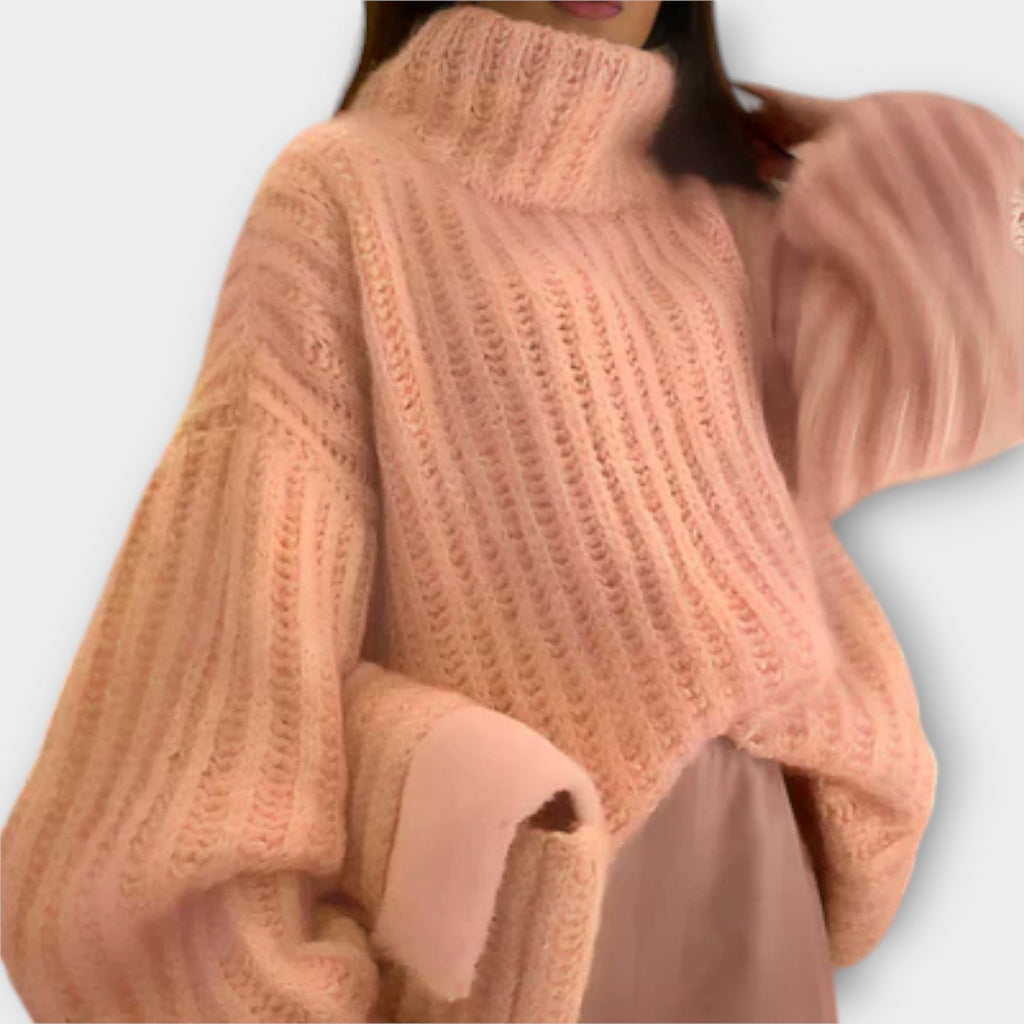 Paulina | Weicher langärmeliger Damen-Kapuzenpullover