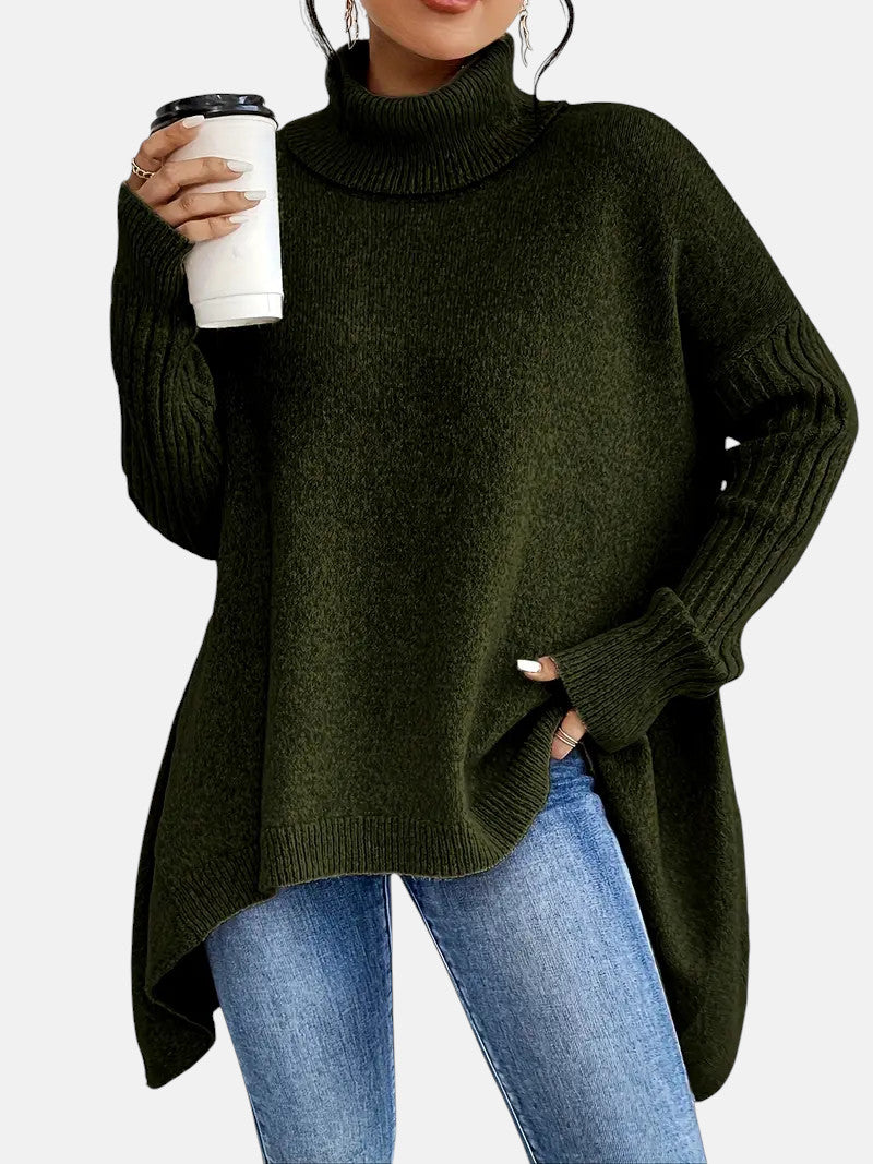 Brigitte | Langer Turtle Neck Pullover