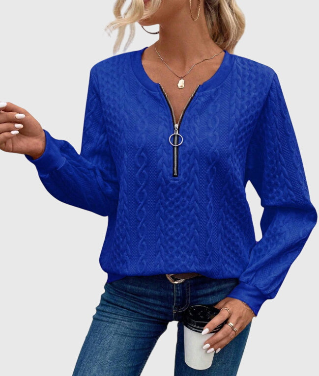 Nora™ | Pullover mit Reißverschluss