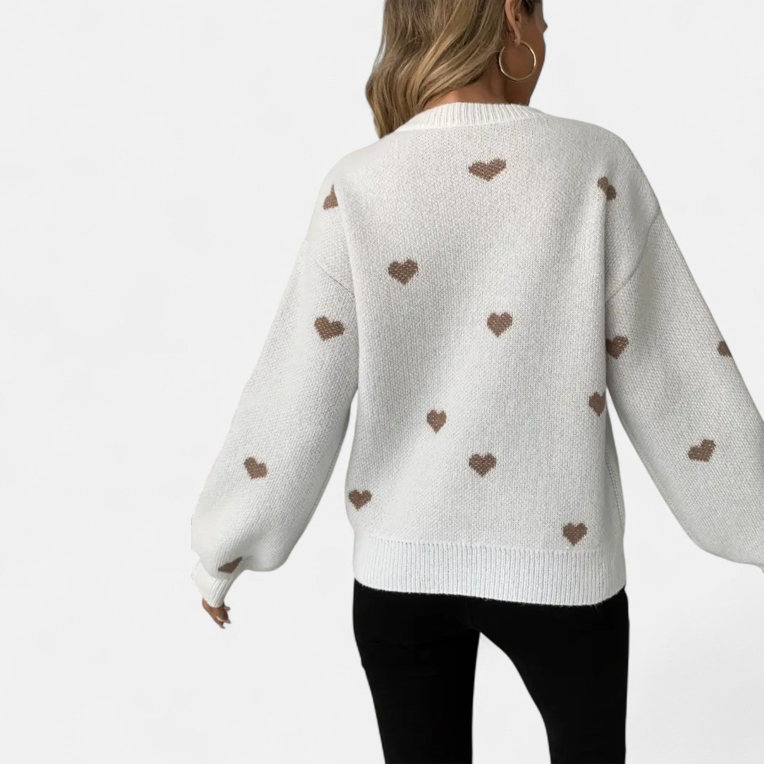 Isla Hearts Wollpullover