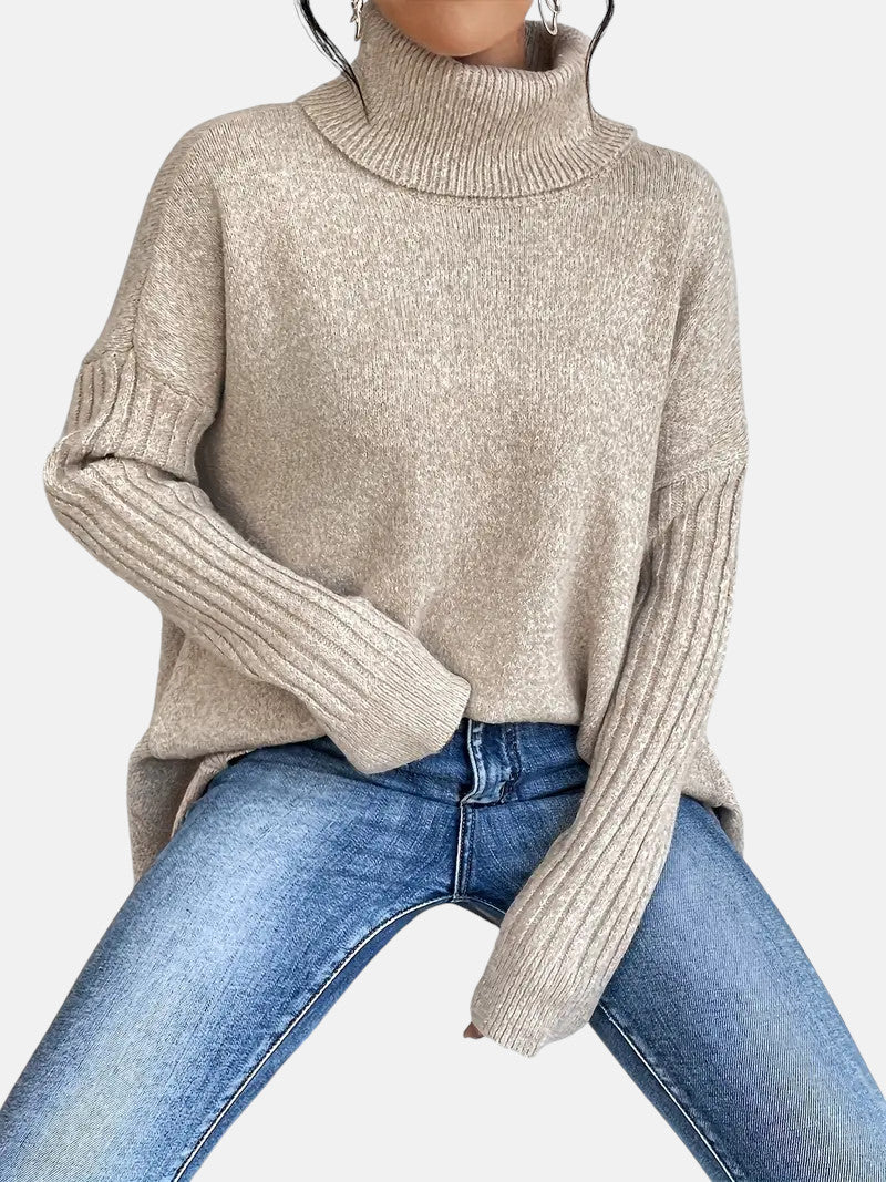 Brigitte | Langer Turtle Neck Pullover