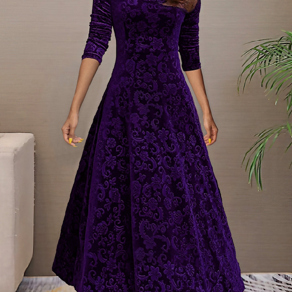 Denise | Samt Eleganz Kleid
