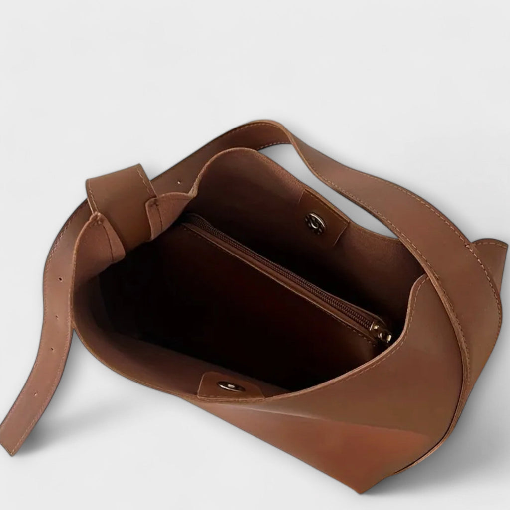 Isidore – Elegante Schultertasche aus Leder
